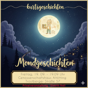 Ankündigung mit Bild des Veranstaltungsortes